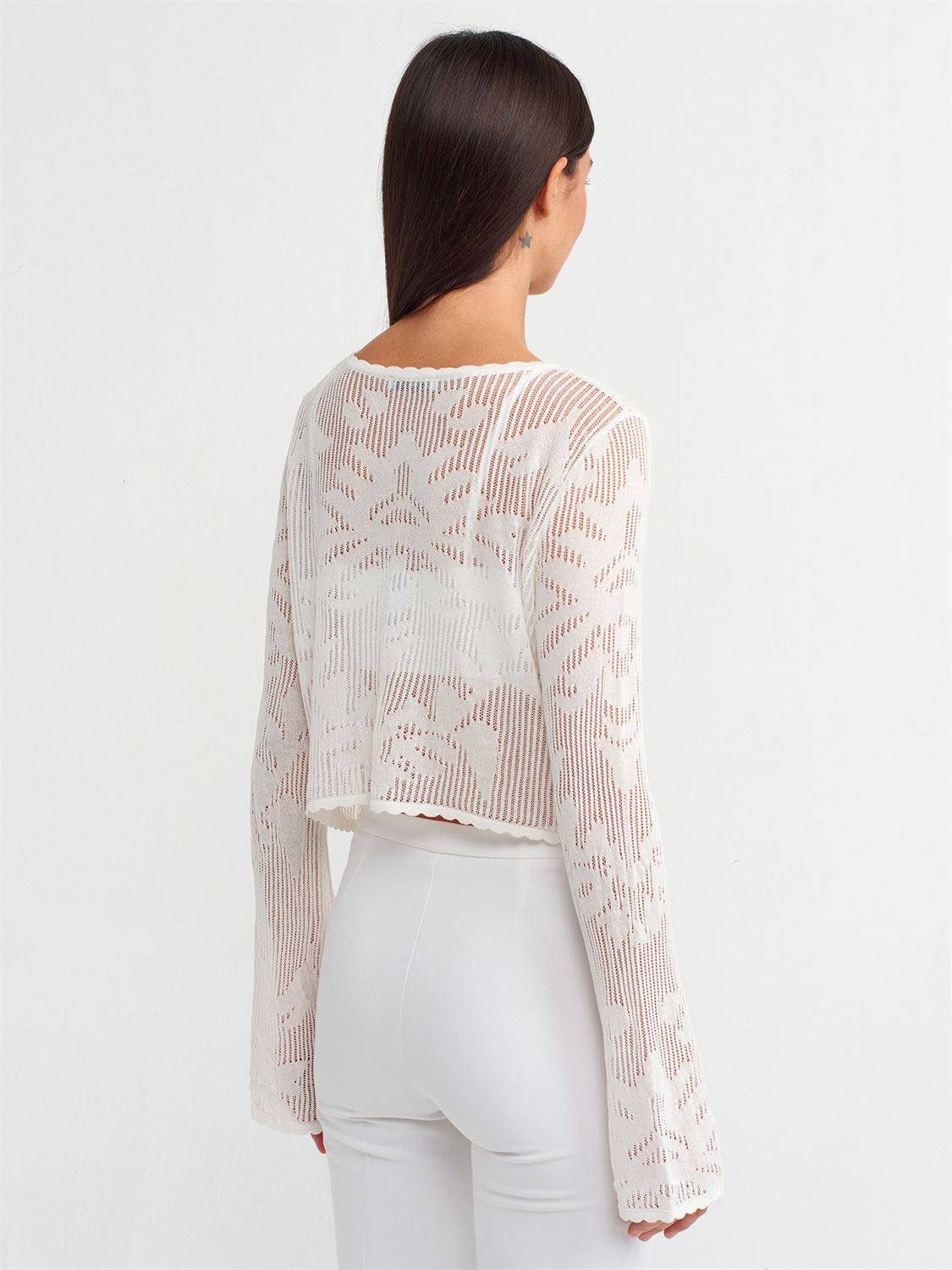 WHITE SHEER TOP (Made in Turkey 🇹🇷)