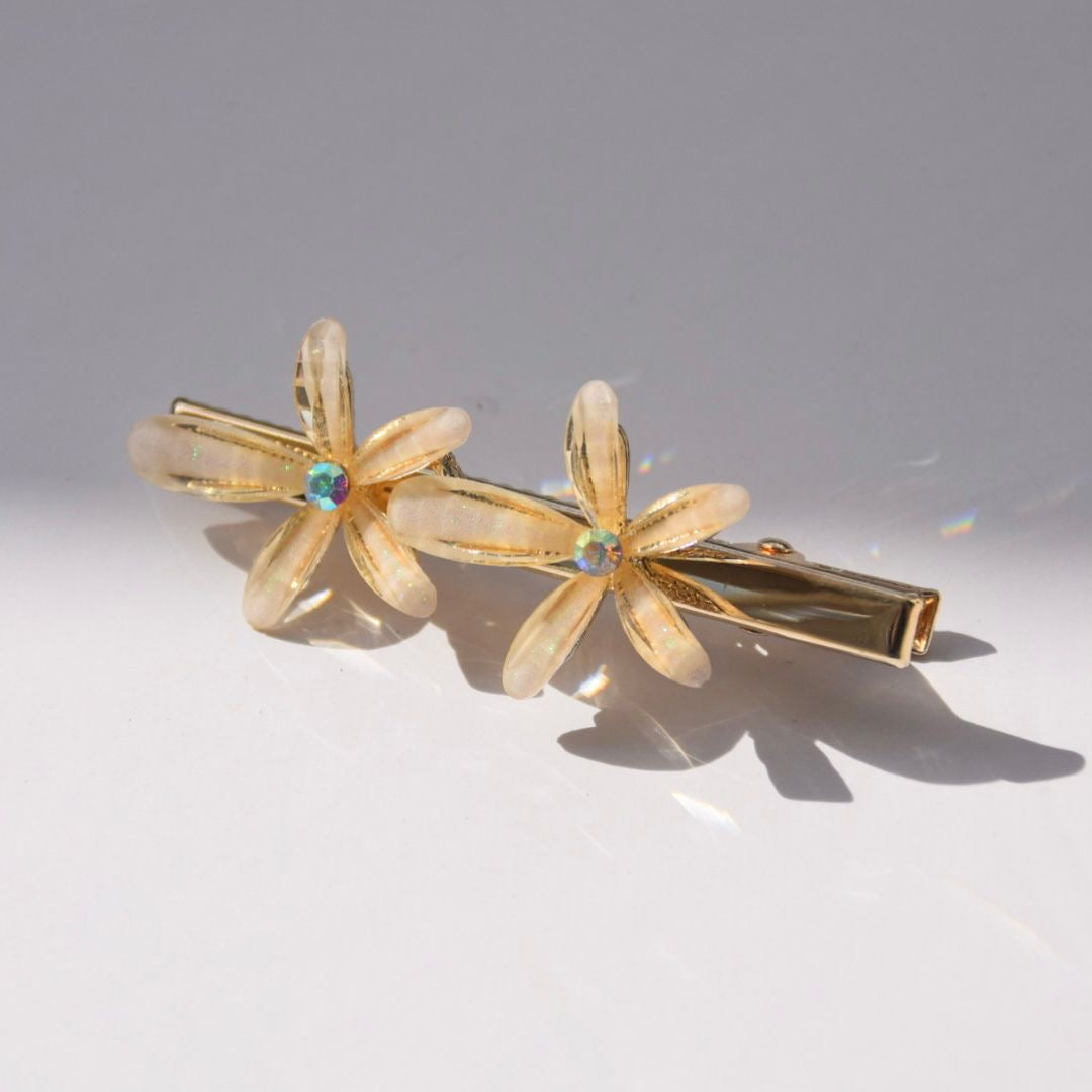 FLOWER HAIR CLIPS