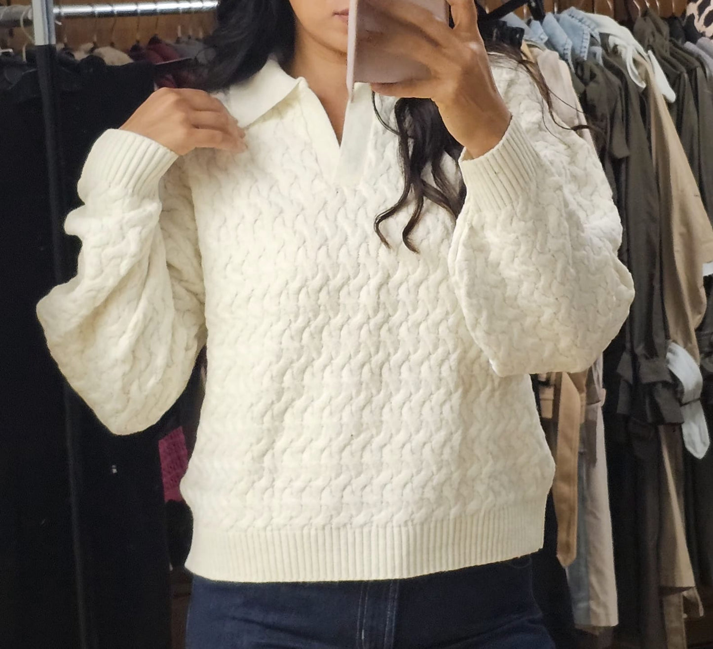 Knitted Women Pullover