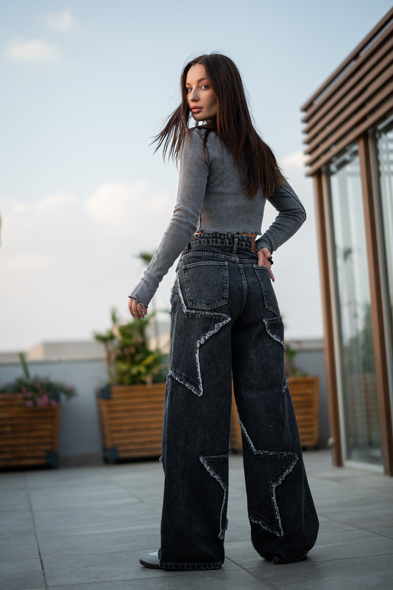 LONG SLEEVES CROP TOP