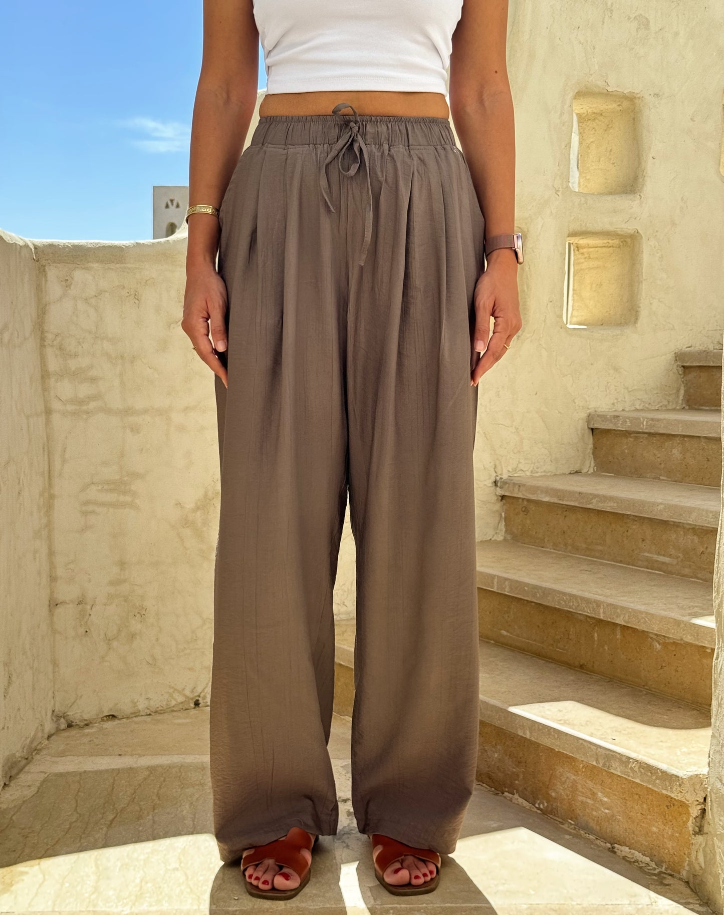 BASIC MOCHA BROWN COMFY SET