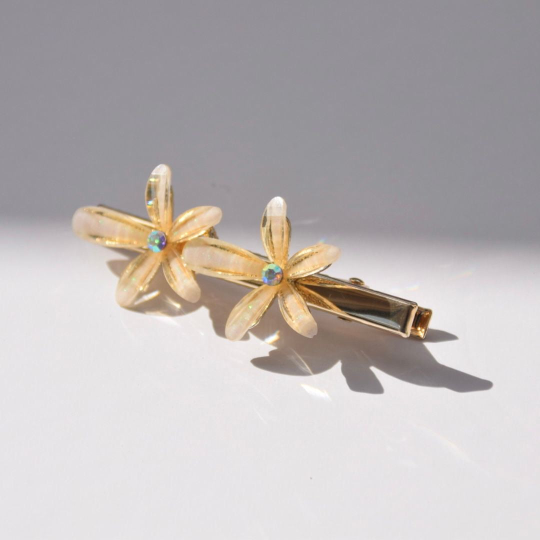 FLOWER HAIR CLIPS