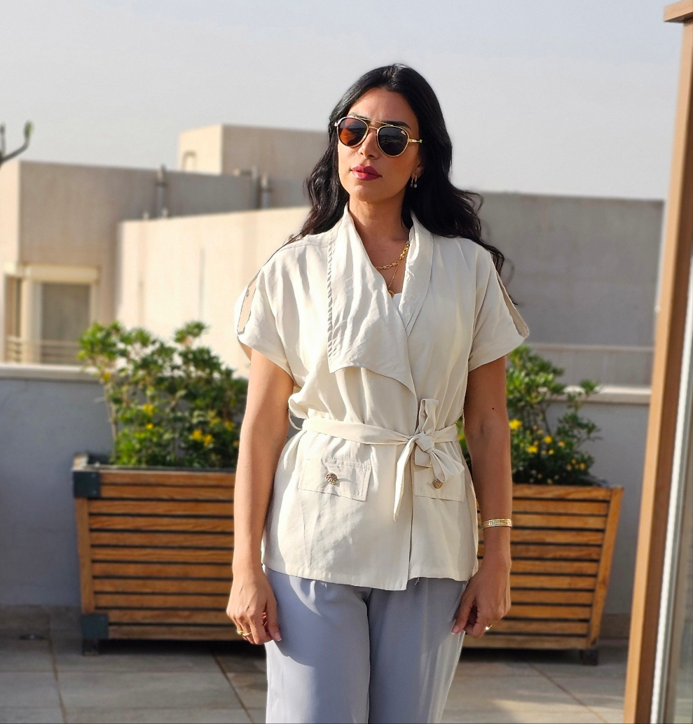 CHIC BELTED VEST
