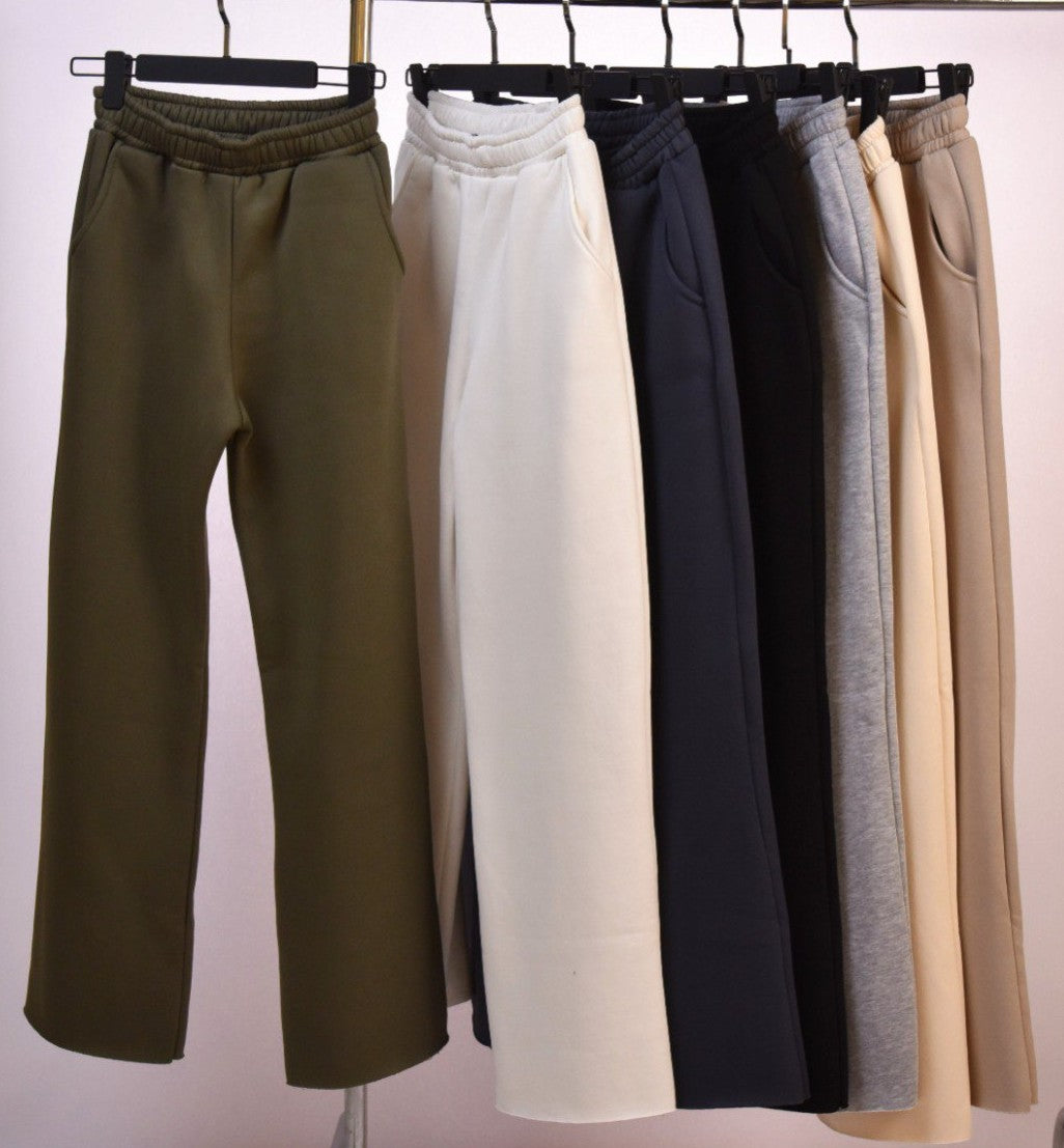 STRAIGHT LEG WIDE PANTS