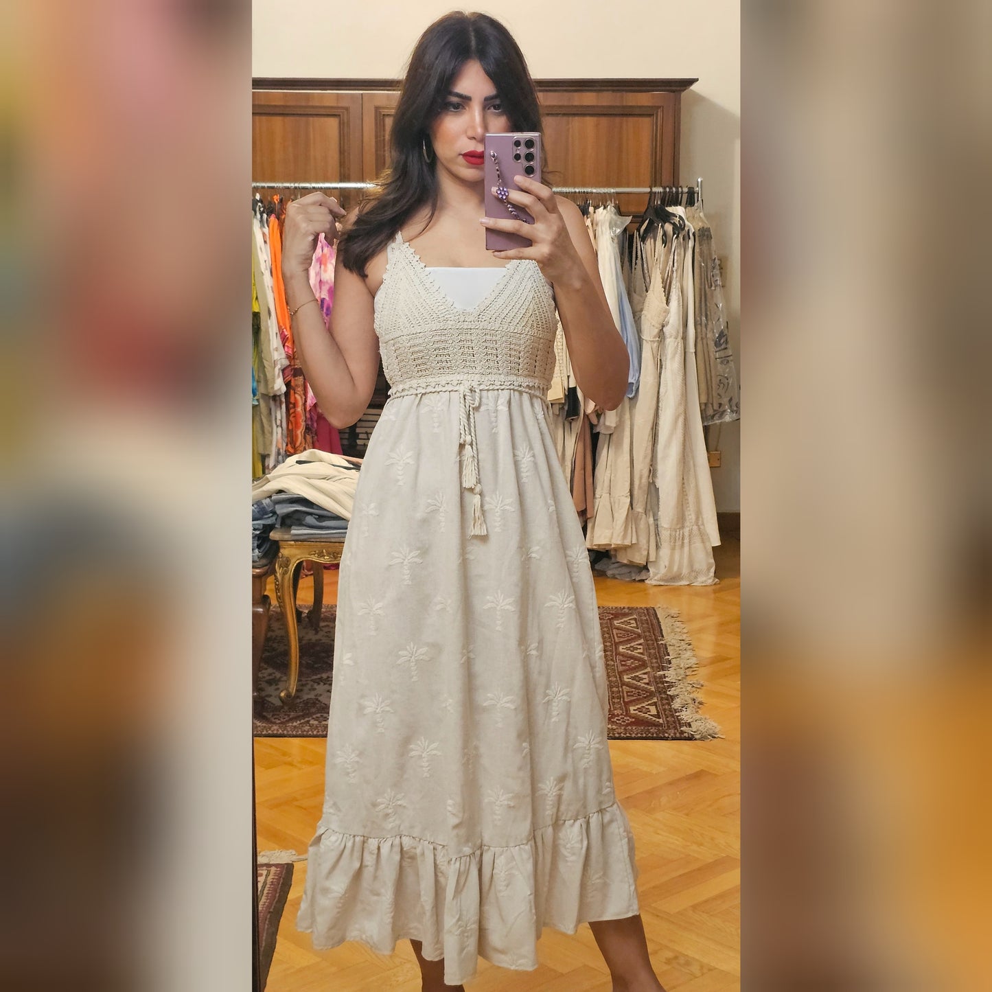 LENIN BEIGE DRESS