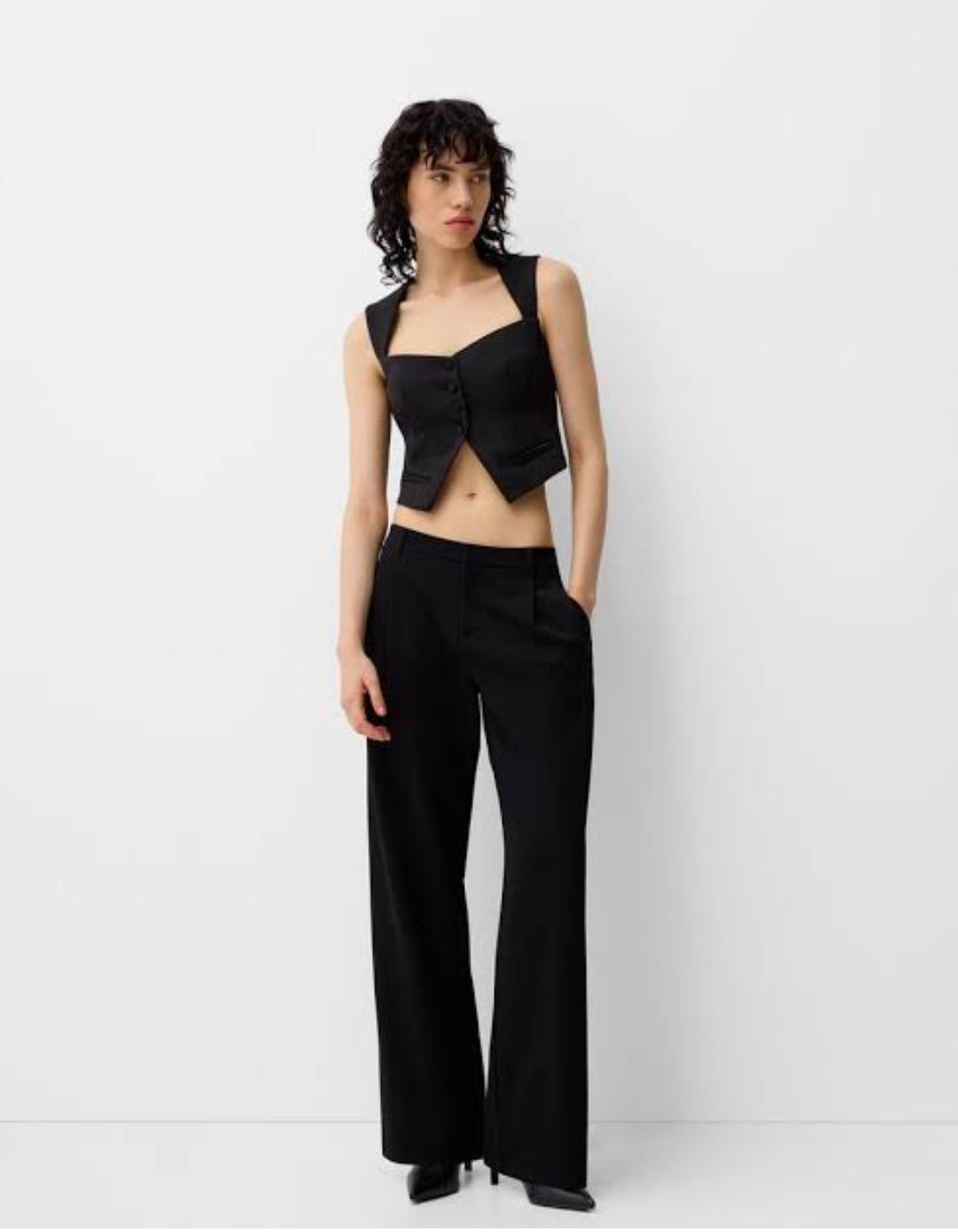 CHIC TAILORED CROPED VEST
