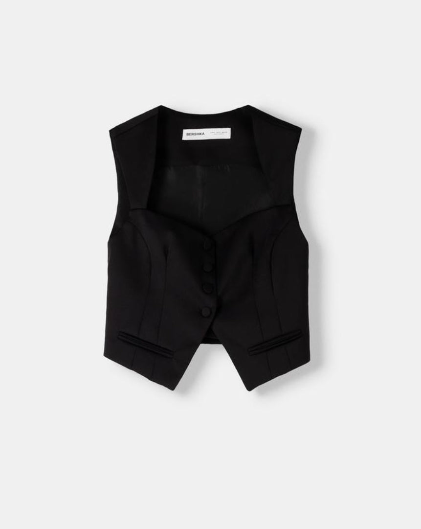 CHIC TAILORED CROPED VEST