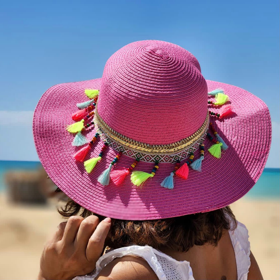 PINK SUMMER HAT