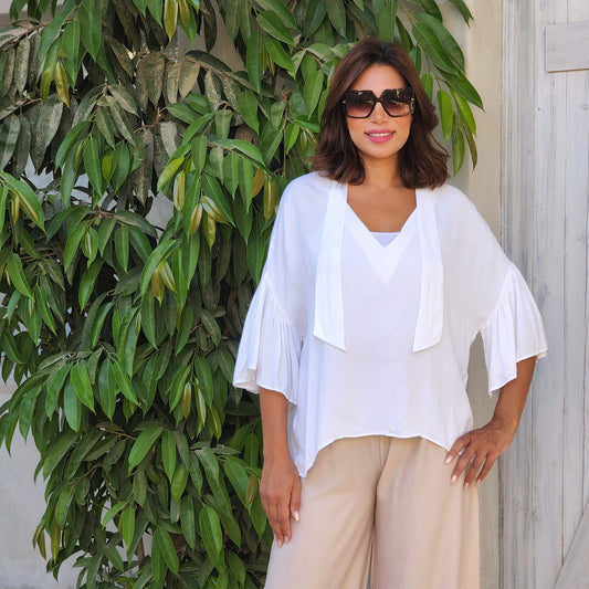 WHITE BLOUSE