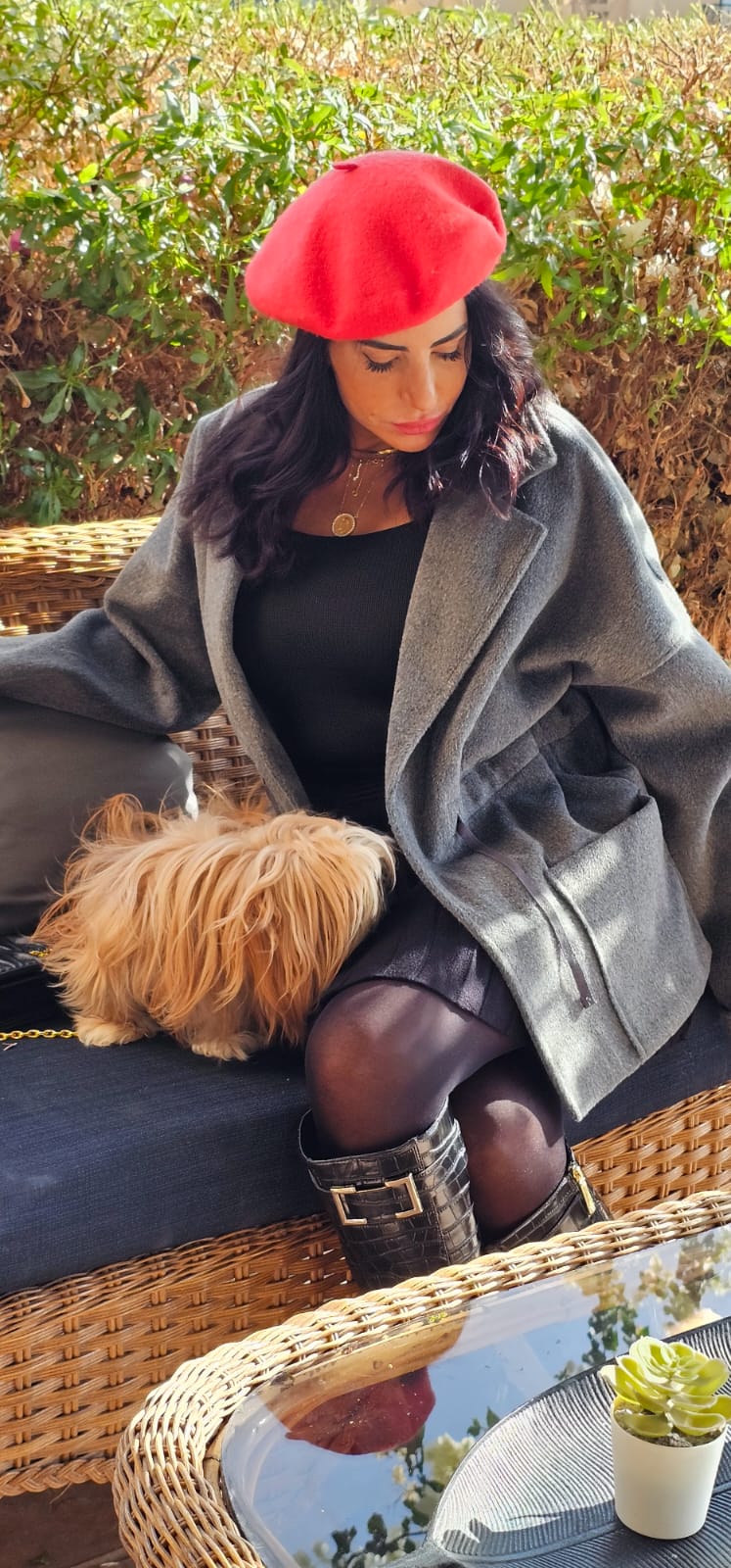 WOOL JACKET WITH ADJUSTABLE WAIST