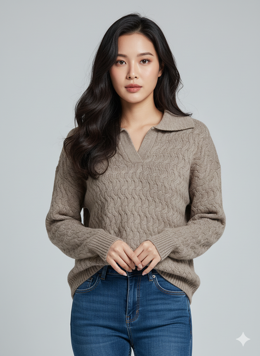Knitted Women Pullover