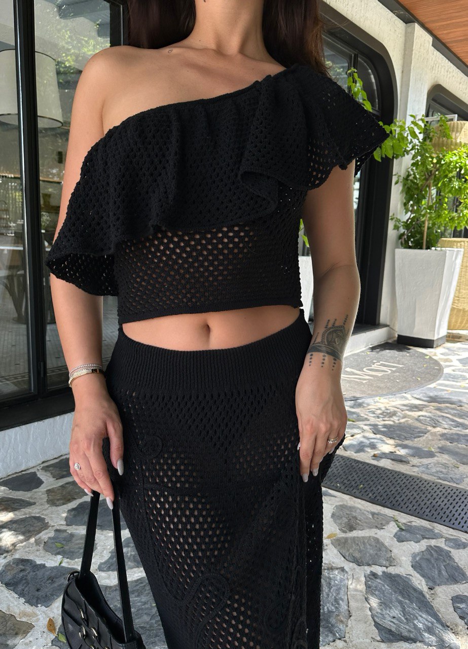 ONE SHOULDER  KINT SET (Made in Turkey 🇹🇷)
