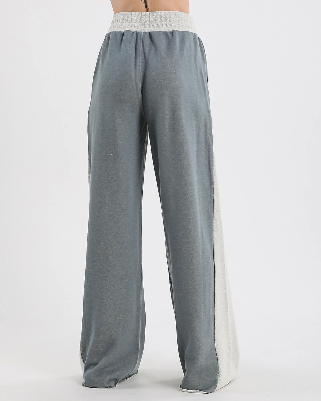Colorblock Wide-Leg Lounge Pants