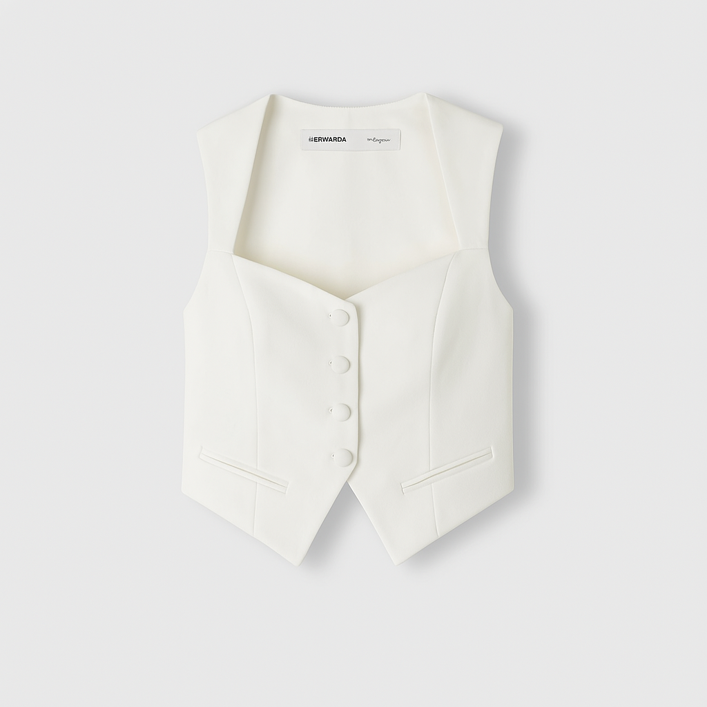 CHIC TAILORED CROPED VEST