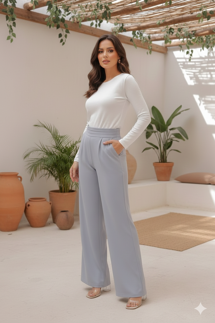 TAILORED HIGH WAIST PANTS