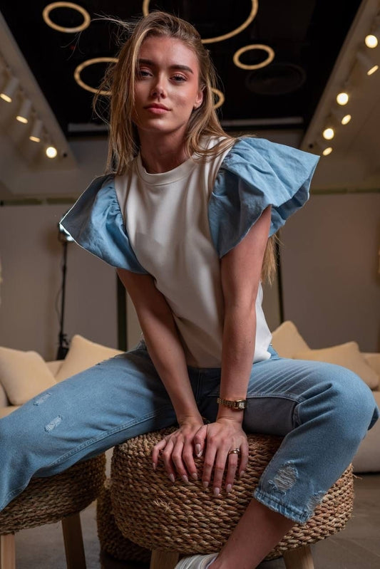 PUFF SLEEVE TOP
