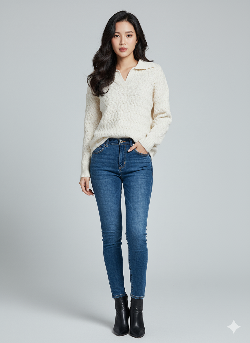 Knitted Women Pullover