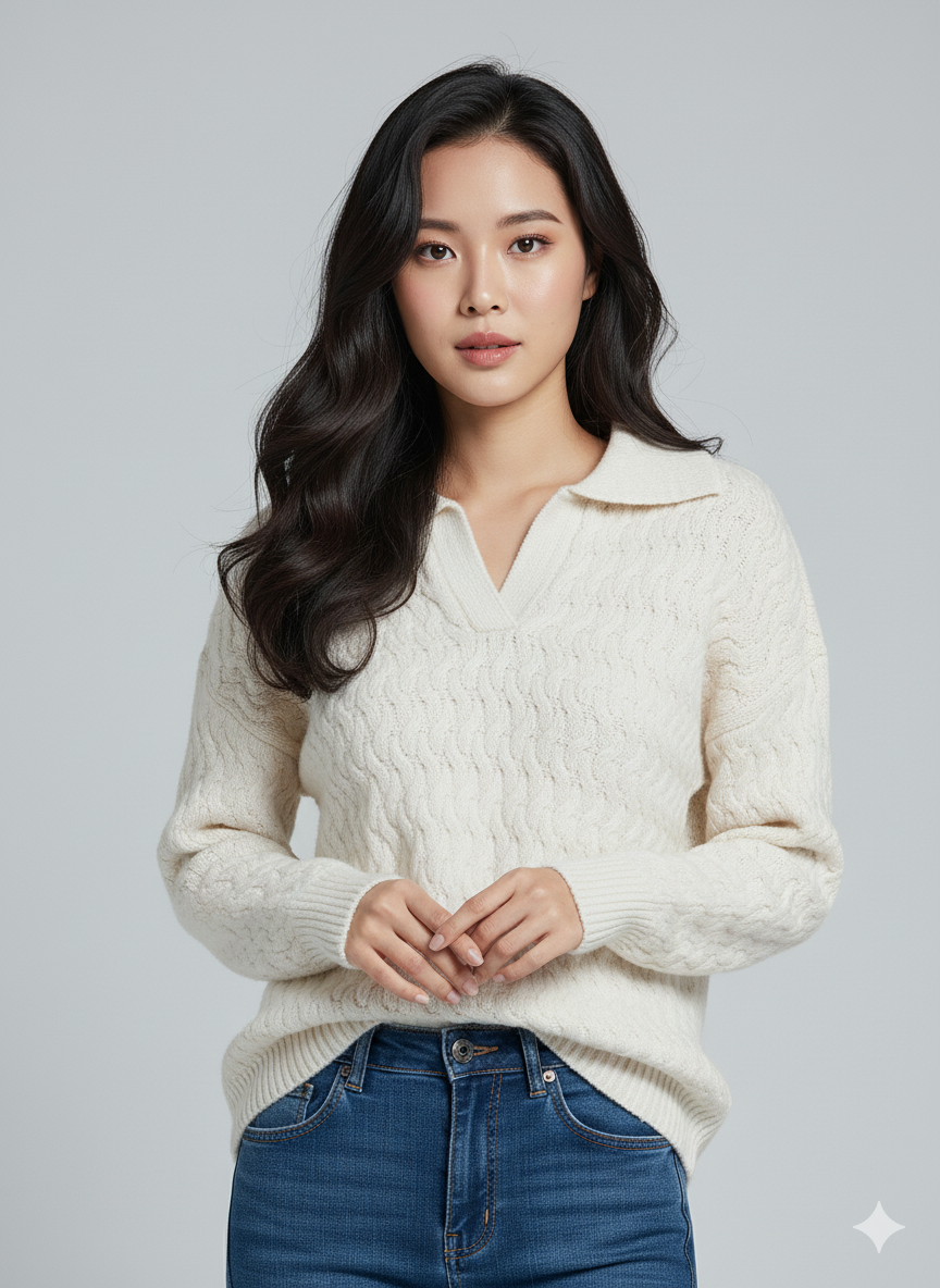 Knitted Women Pullover